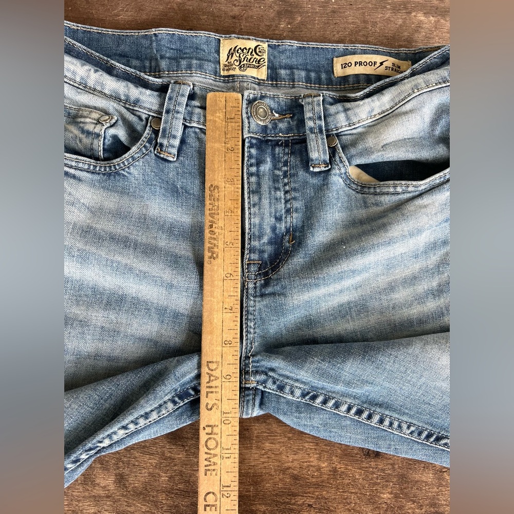 Moonshine Spirit by Brad Paisley Light Wash Slim Straight Stretch Denim 30x31 - Picture 12 of 16